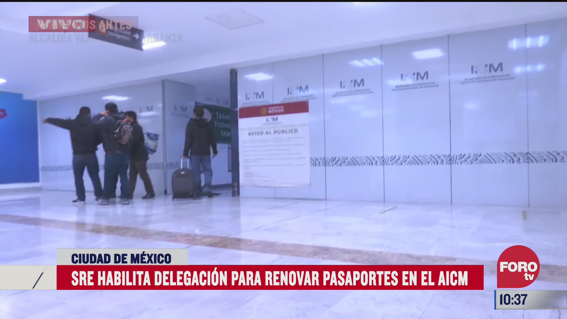 sre habilita delegacion para renovar pasaportes en el aicm
