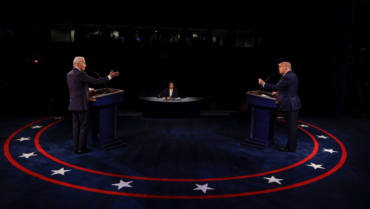 Así fue último debate presidencial entre Donald Trump y Joe Biden