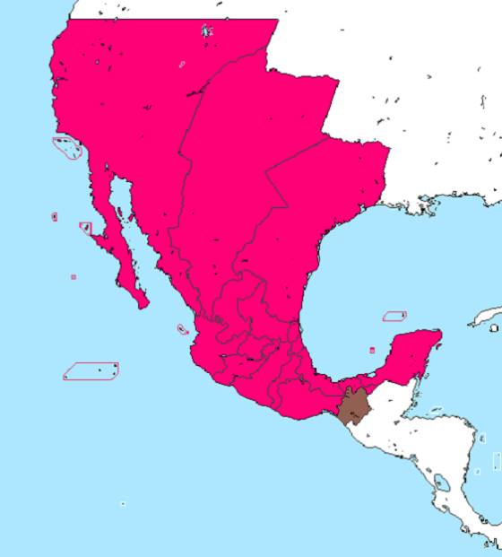 Los mapas que reflejan los cambios México en dos siglos