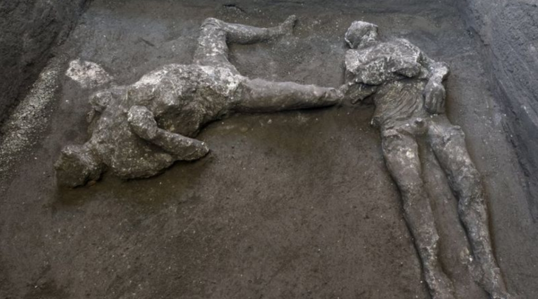 Hallan en Pompeya los restos de un esclavo y un hombre rico