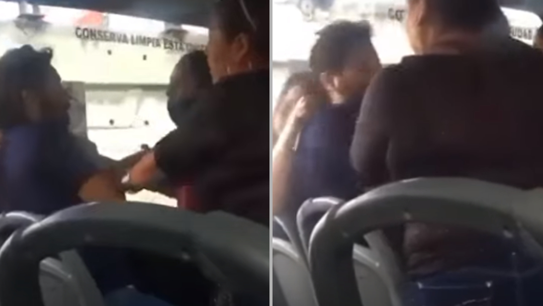 Suegra y esposa golpean a hombre que viajaba con 'novia'
