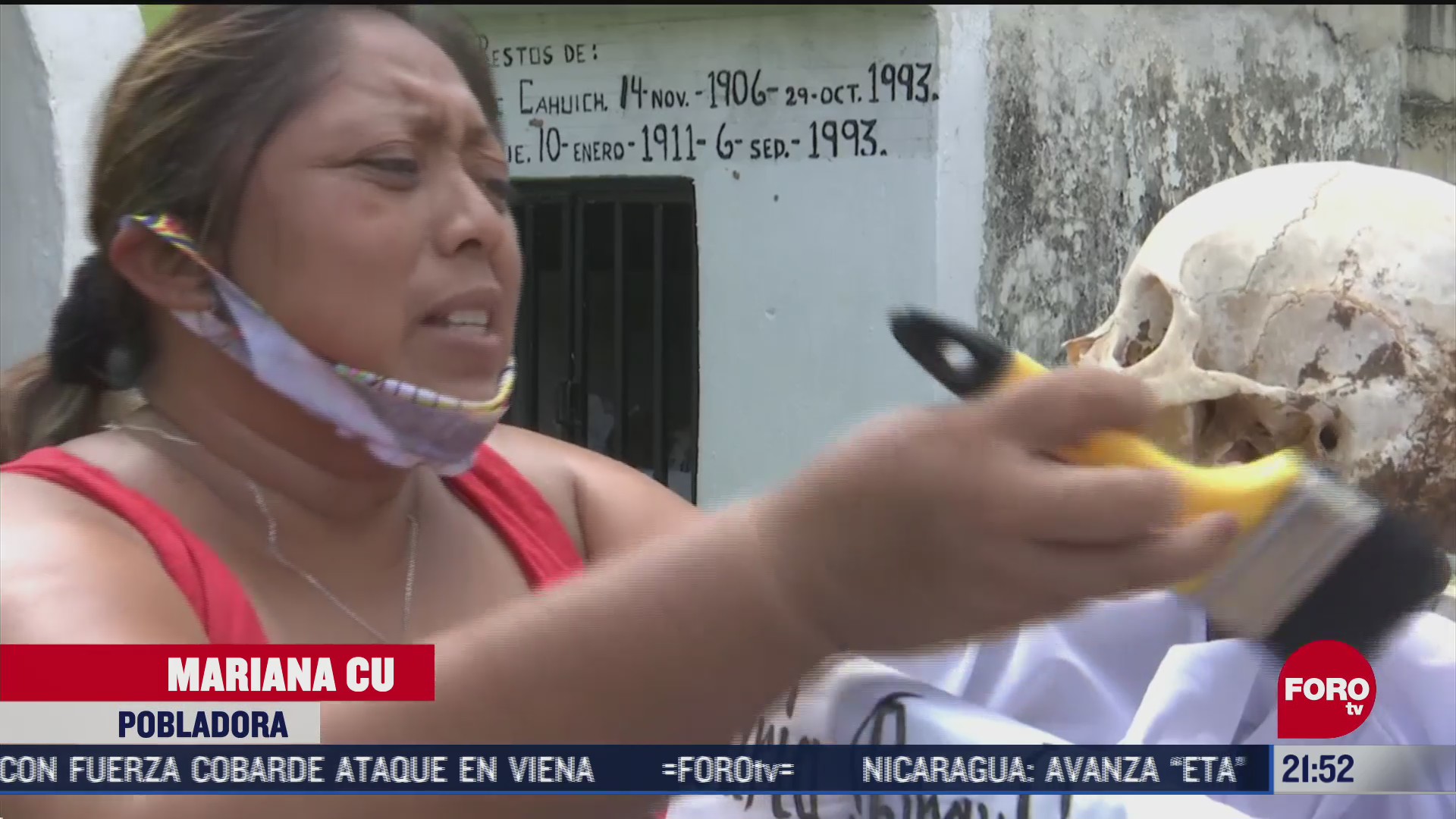 comunidad de campeche celebra a sus muertos limpiando sus huesos