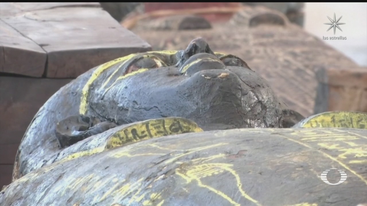 egipto descubre 100 sarcofagos de madera en cementerio de el cairo