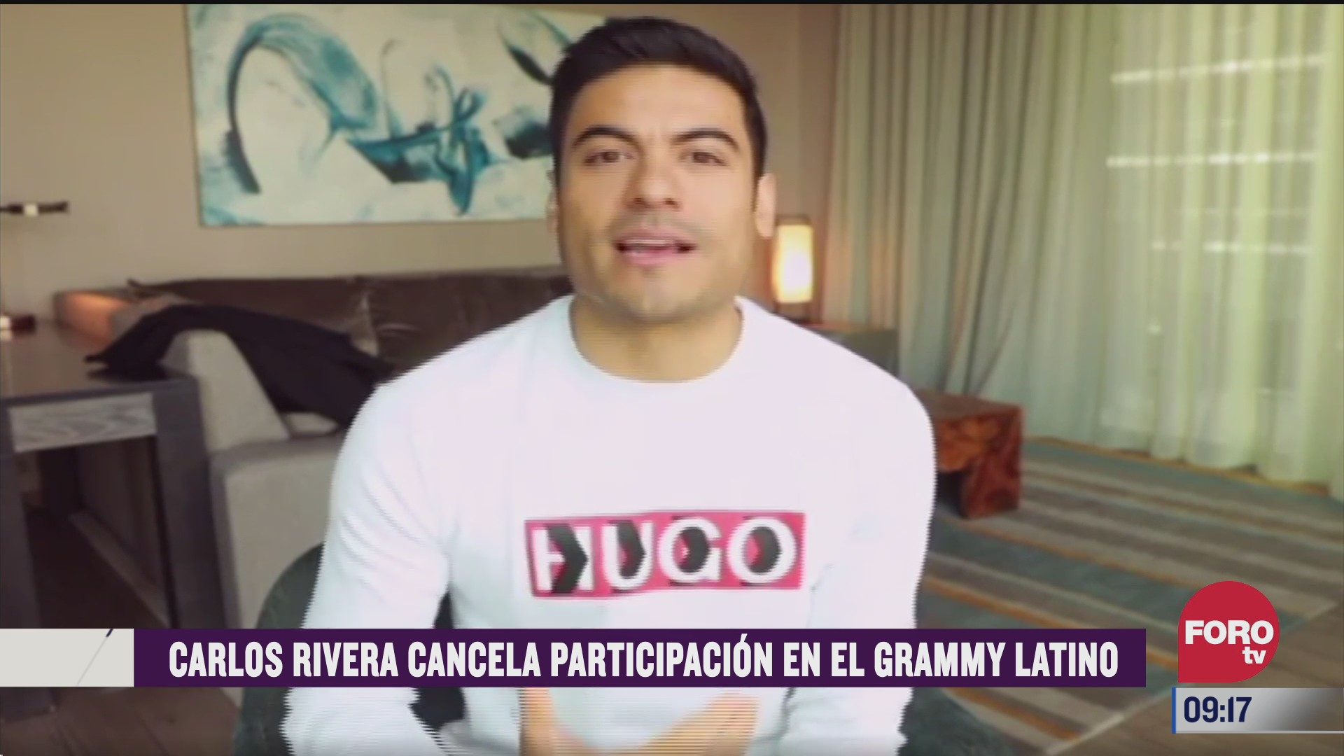 espectaculosenexpreso carlos rivera cancela participacion en el grammy latino