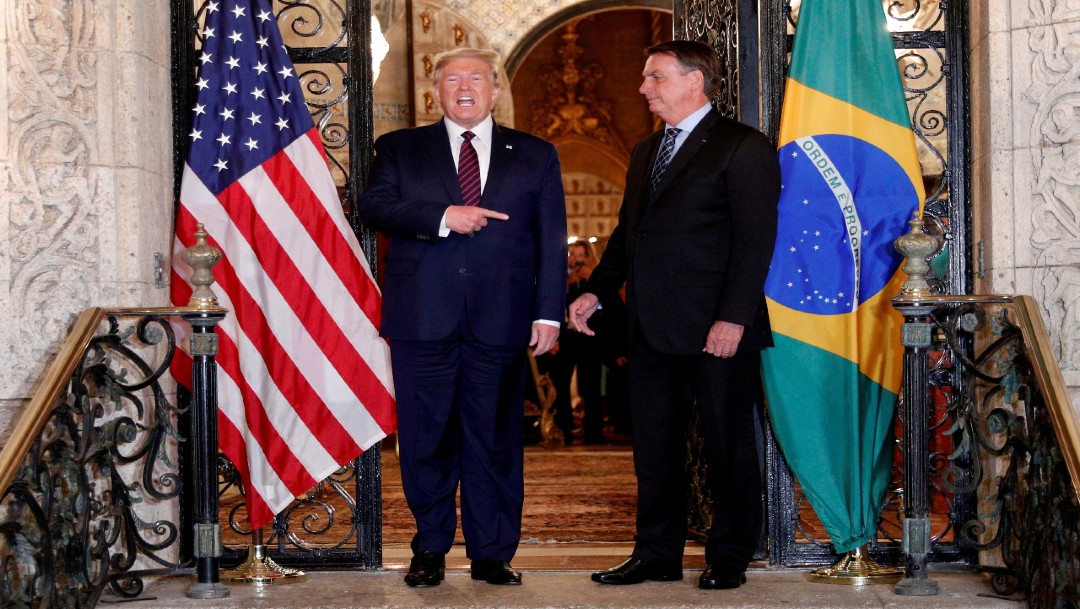 "Espero que Trump gane": Bolsonaro
