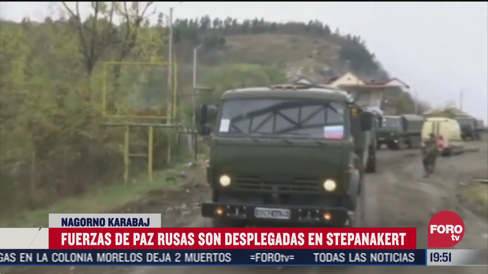 fuerzas rusas se despliegan en nagorno karabaj