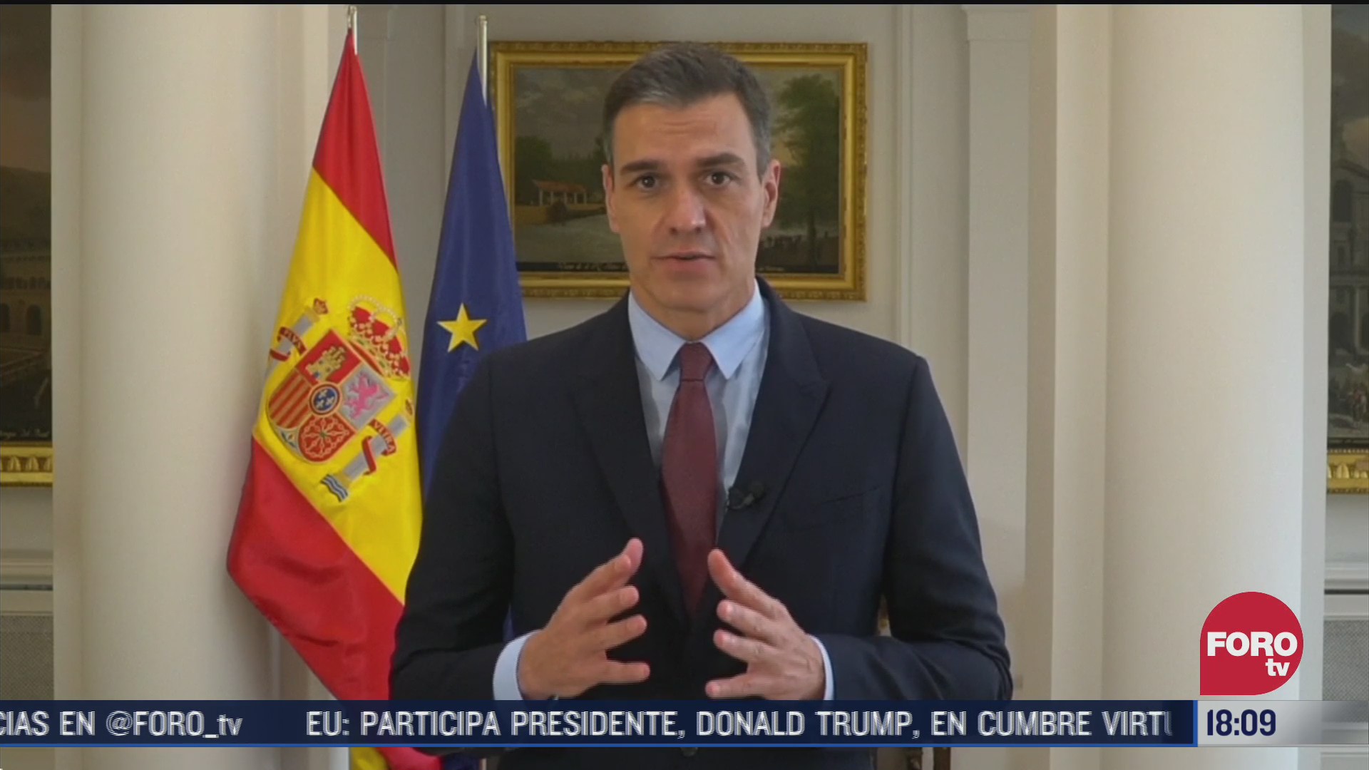 presidente de espana llama al covid 19 el mayor desafio mundial