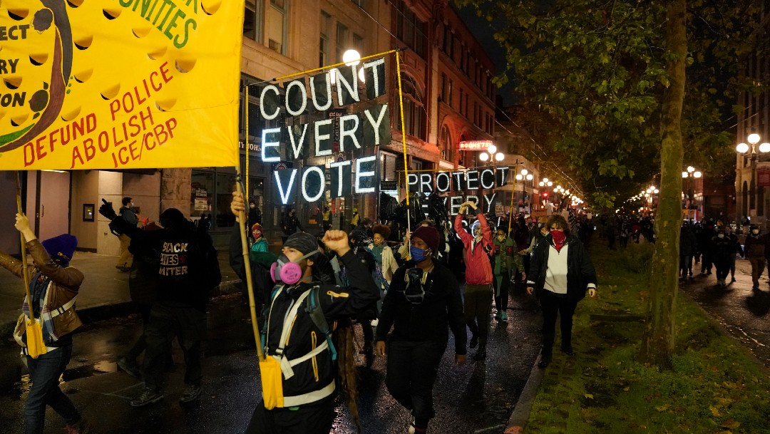 Protestas en EEUU tras elecciones