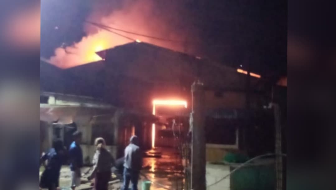 Se incendia Mercado municipal de Tequila, en Veracruz
