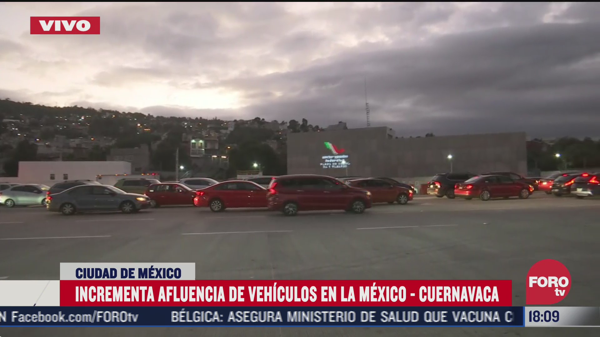 se incrementa afluencia vehicular en la mexico cuernavaca