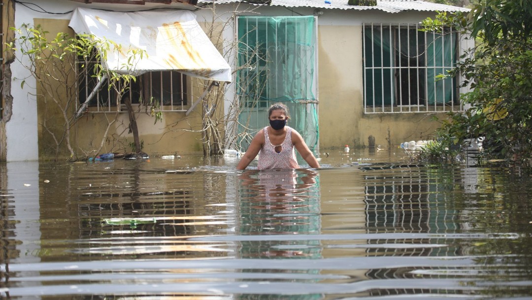Tabasco registra récord histórico de lluvias, suman más de 77 mil damnificados