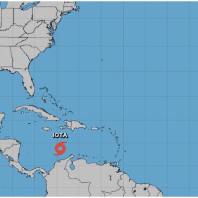 Se forma en el Caribe la tormenta tropical Iota