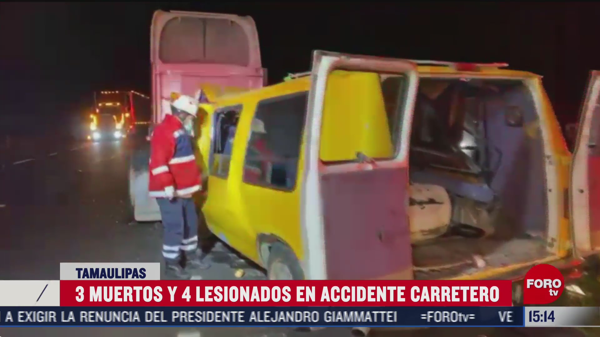 accidente carretero deja tres muertos en tamaulipas