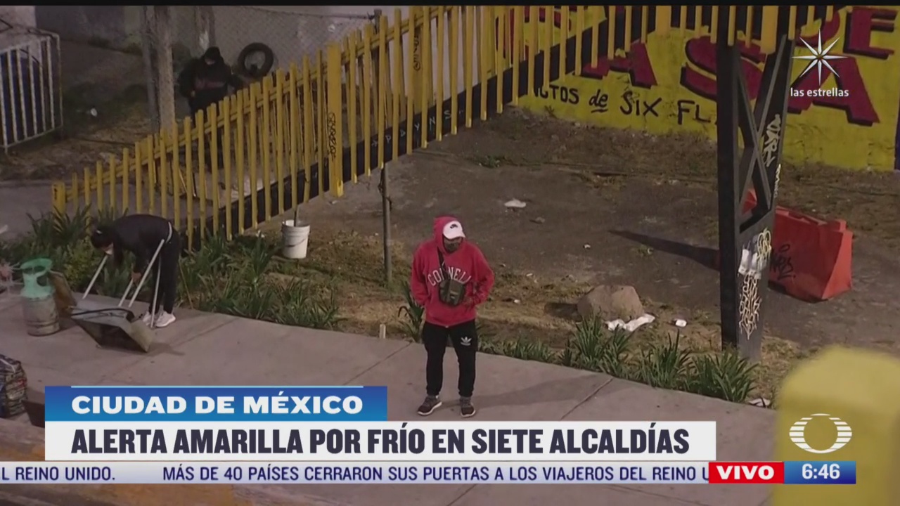 alerta por frio en alcaldias de la ciudad de mexico