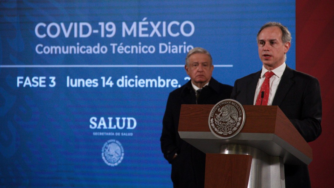 Andrés Manuel López Obrador y Hugo López-Gatell