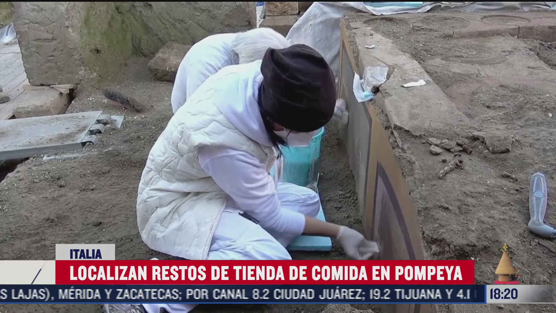 arqueologos localizan tienda de comida callejera enterrada tras erupcion del vesubio
