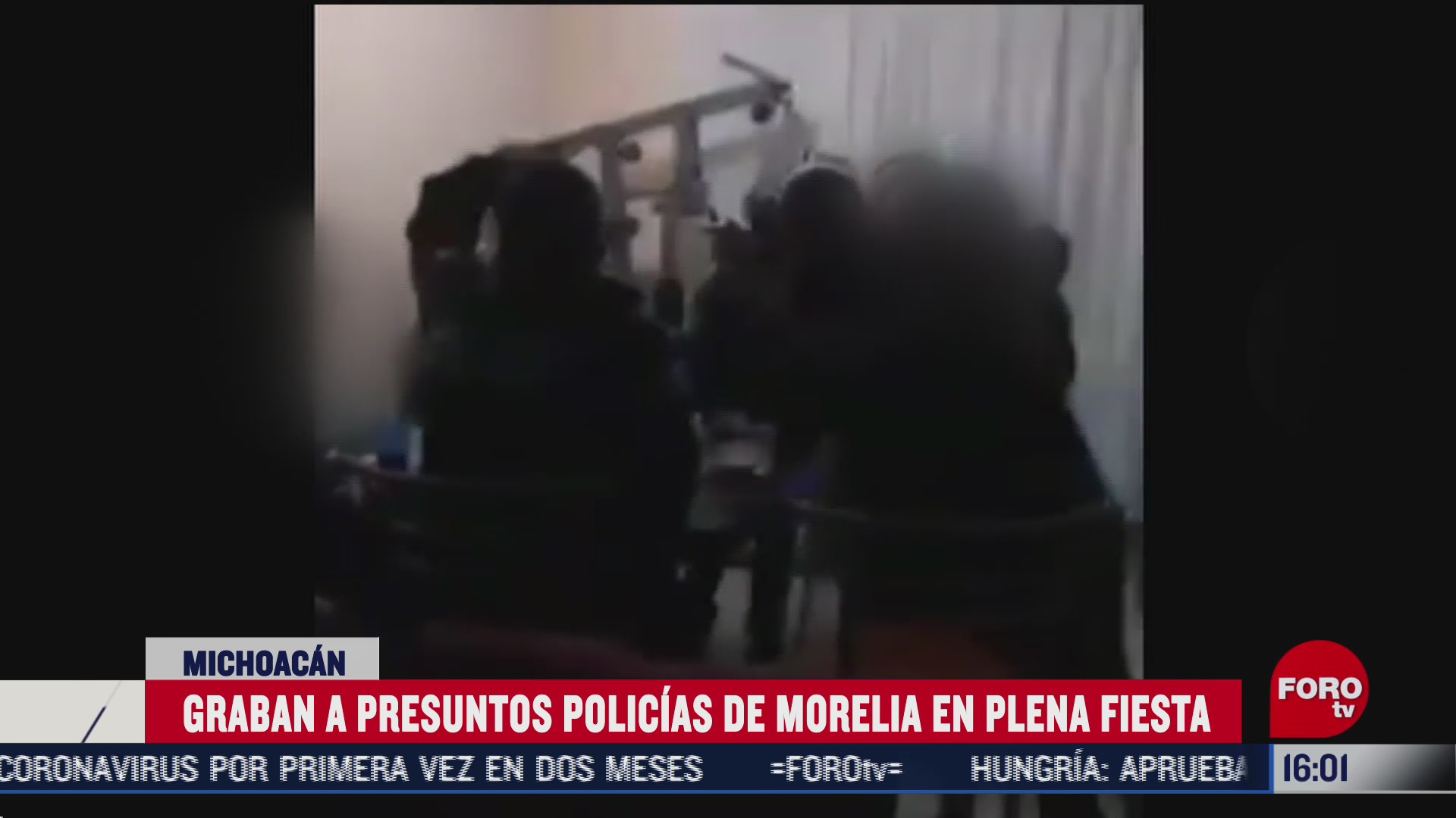 captan a policias participando en una fiesta en morelia michoacan