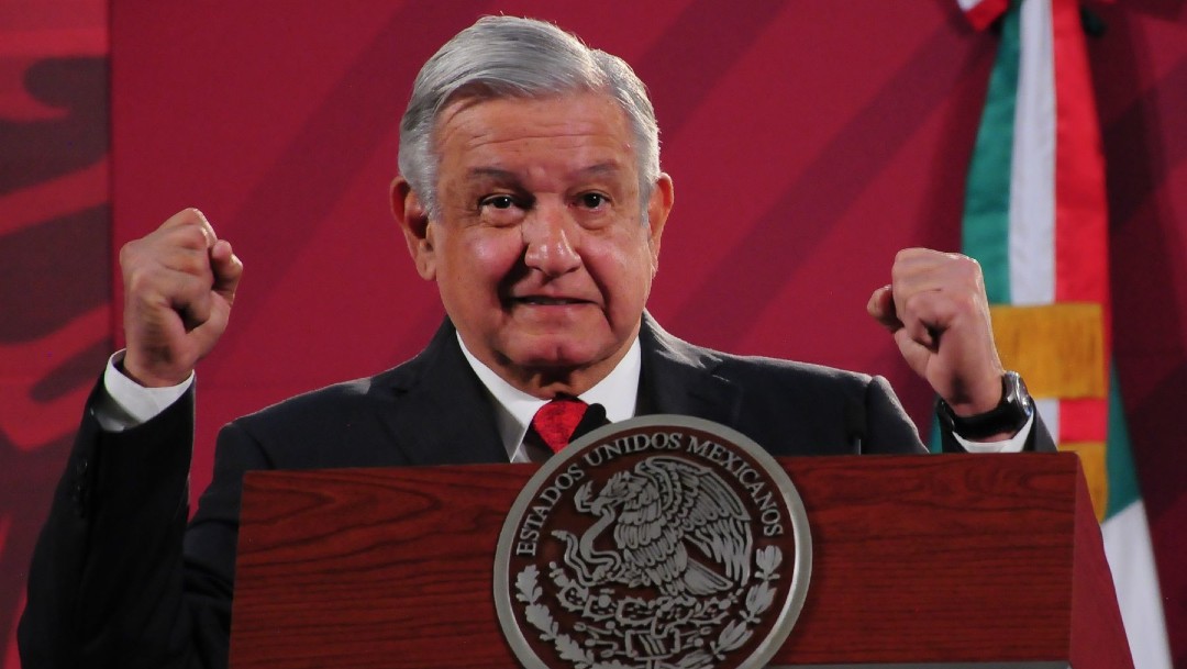 El presidente de México, Andrés Manuel López Obrador, en conferencia matutina