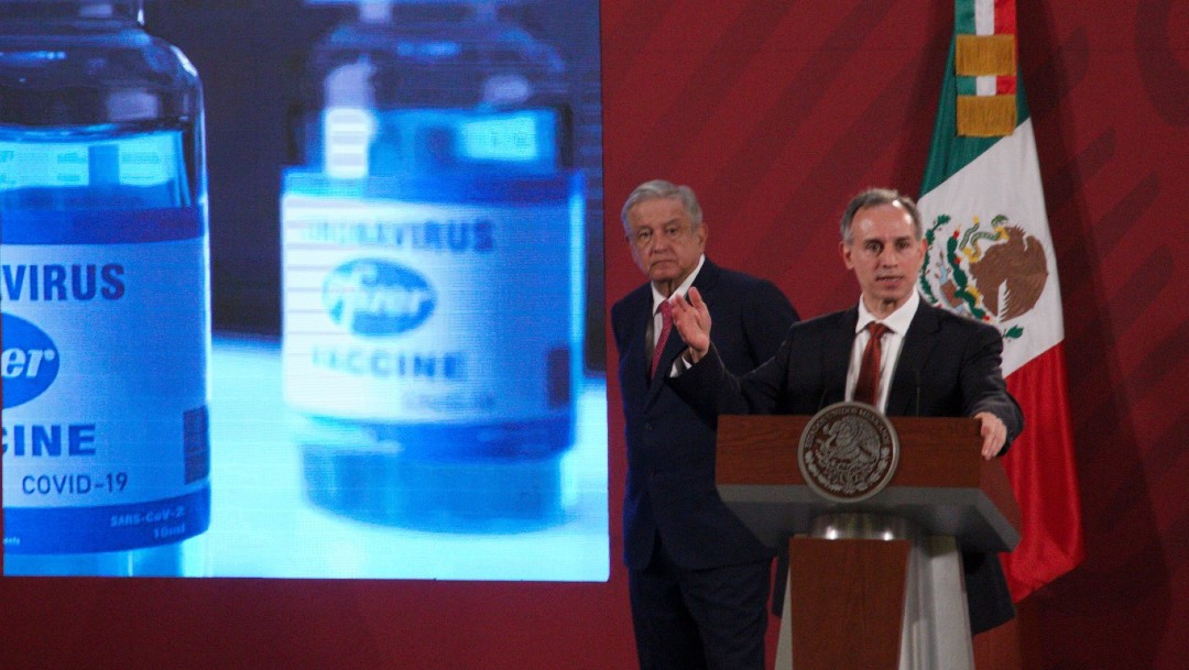 El presidente López Obrador y Hugo López-Gatell