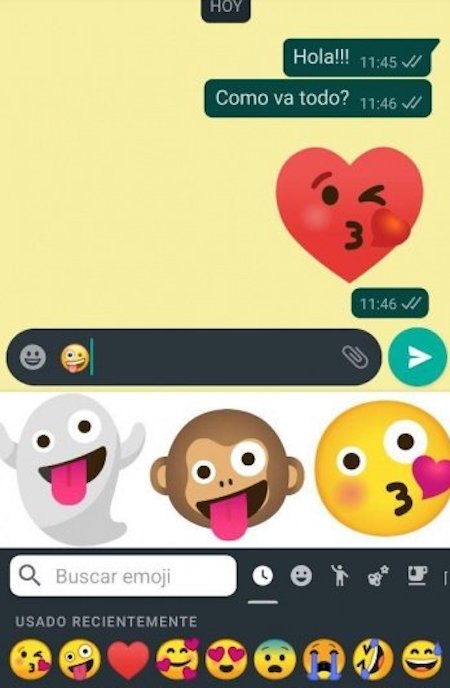 Cómo combinar emojis en WhatsApp