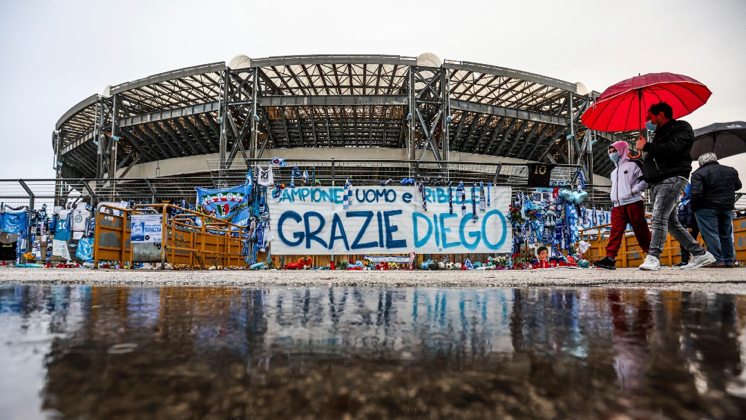 Estadio del Nápoles en Italia