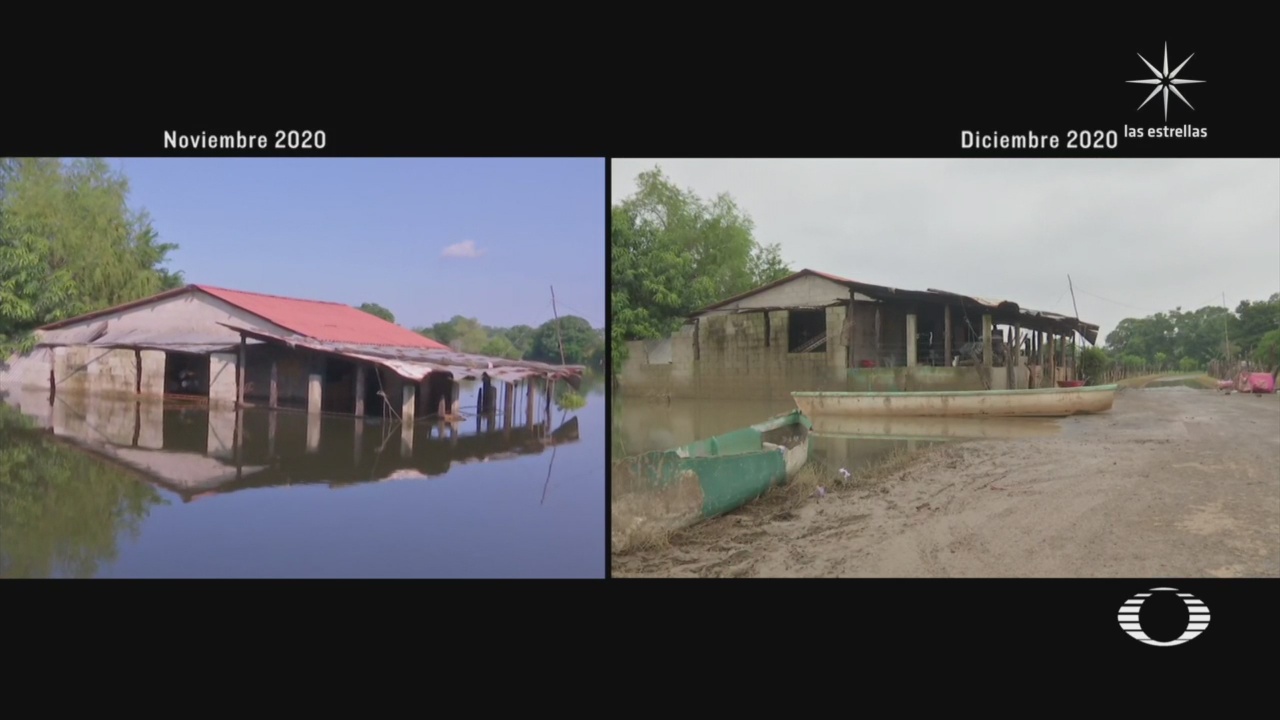 familias afectadas por inundaciones en tabasco regresan a sus viviendas