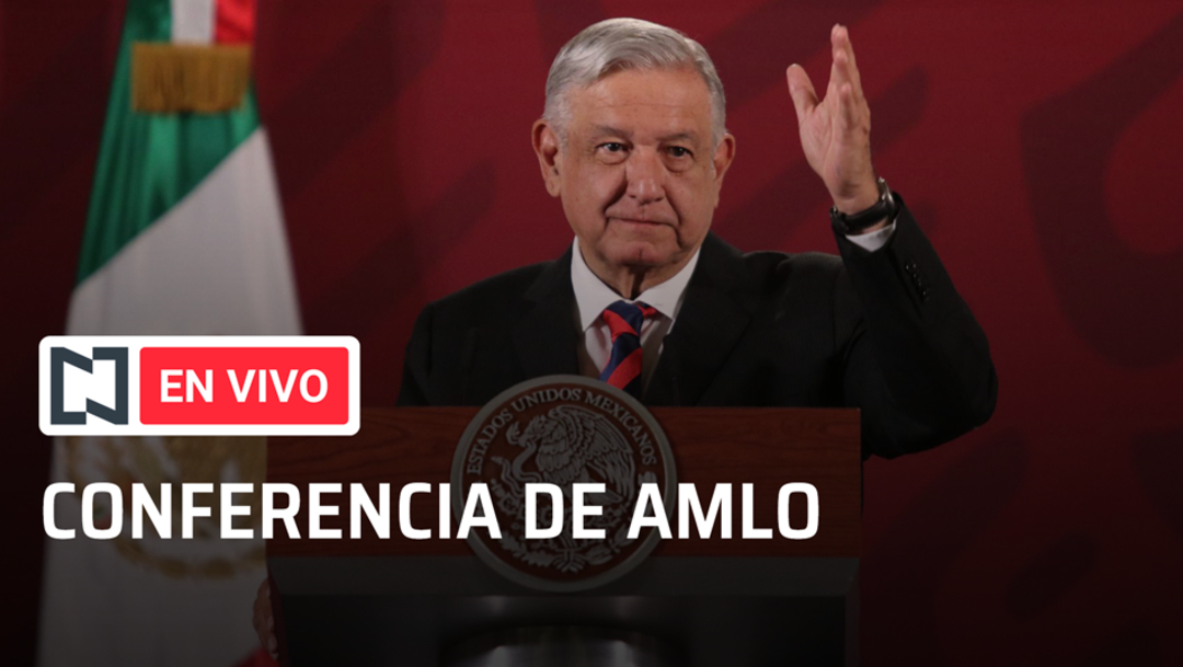 Conferencia en vivo Andrés Manuel López Obrador. (Noticieros Televisa)
