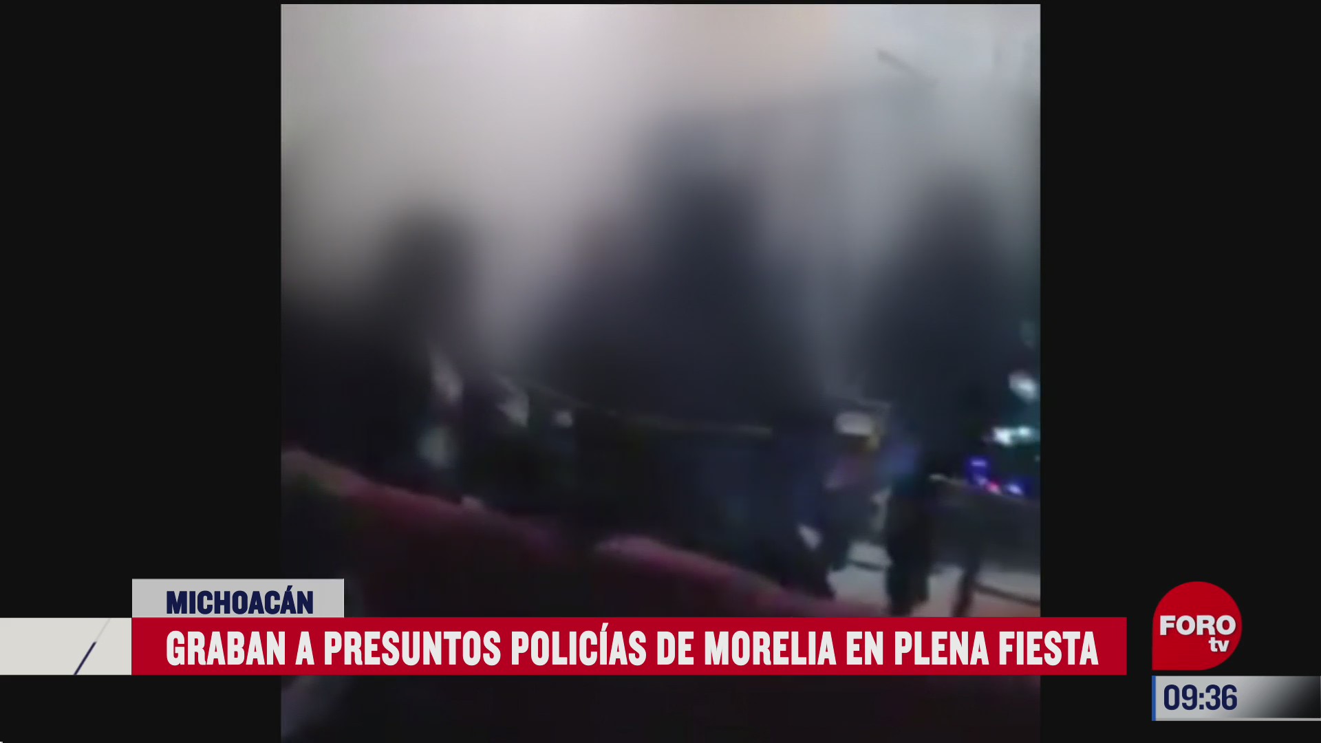 graban a presuntos policias en fiesta sin medidas covid 19 en michoacan