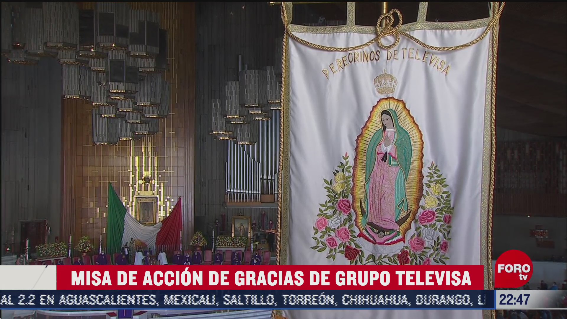grupo televisa celebra peregrinacion virtual a la basilica de guadalupe