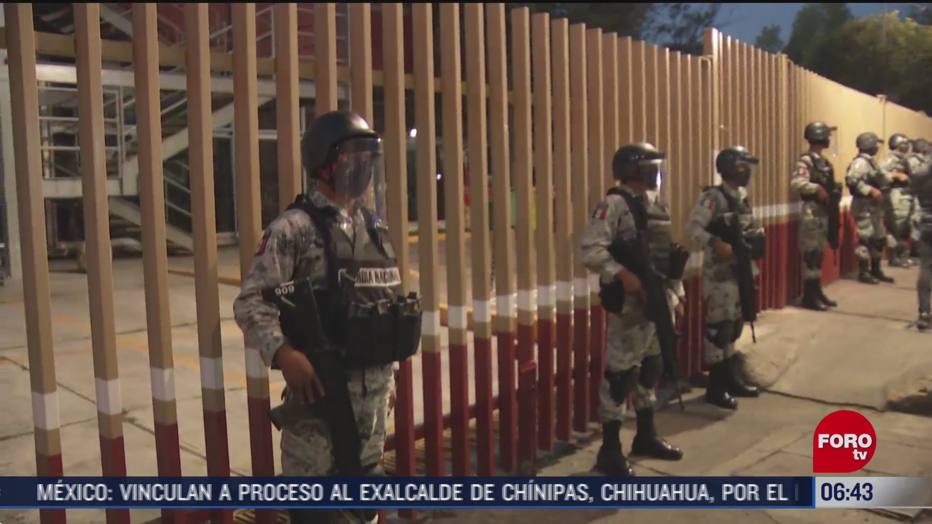 guardia nacional resguarda el hospital general de mexico donde inicia vacunacion covid