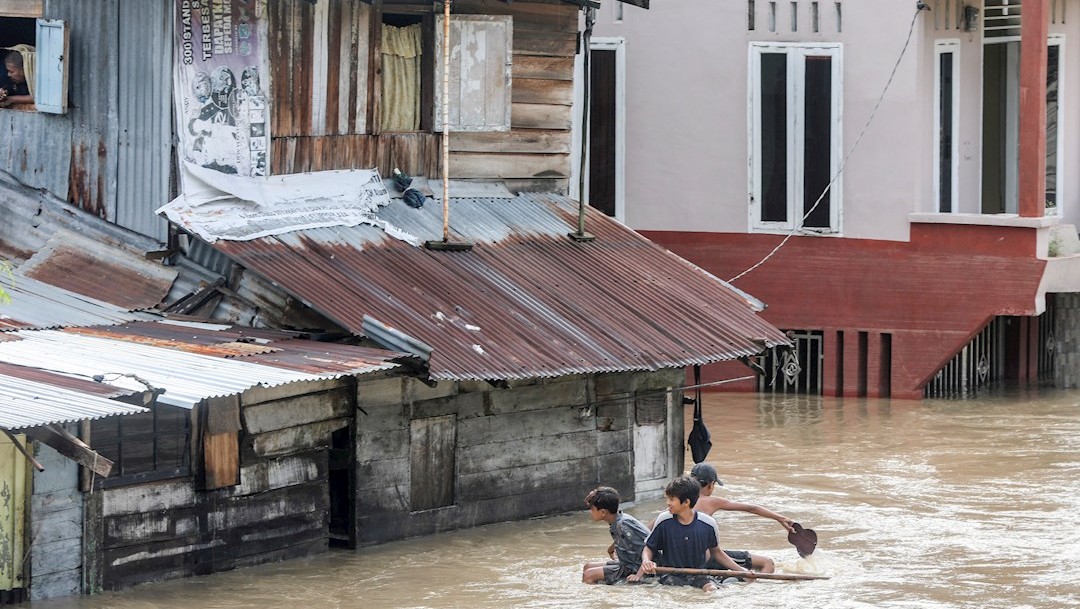 Inundaciones en Indonesia dejan cinco muertos y más de 12 mil afectados