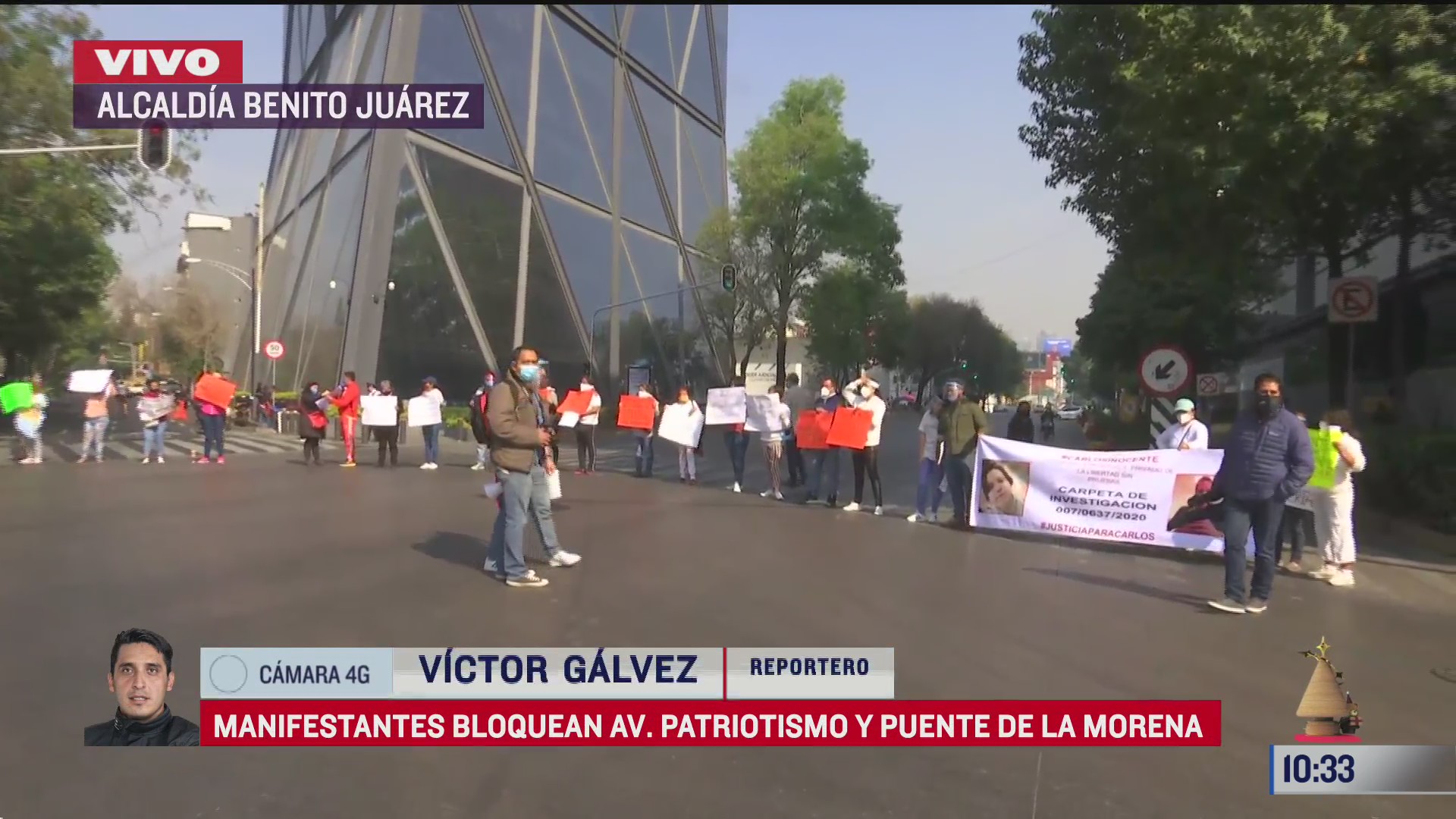manifestantes bloquean patriotismo y morena en cdmx