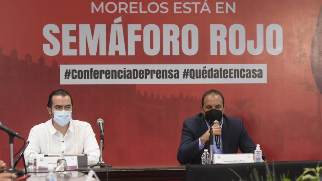 Morelos regresa a semáforo rojo por COVID-19, anuncia Cuauhtémoc Blanco