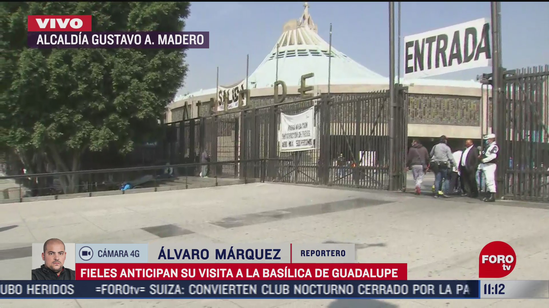 peregrinos adelantan visita a basilica de guadalupe policia refuerza operativo