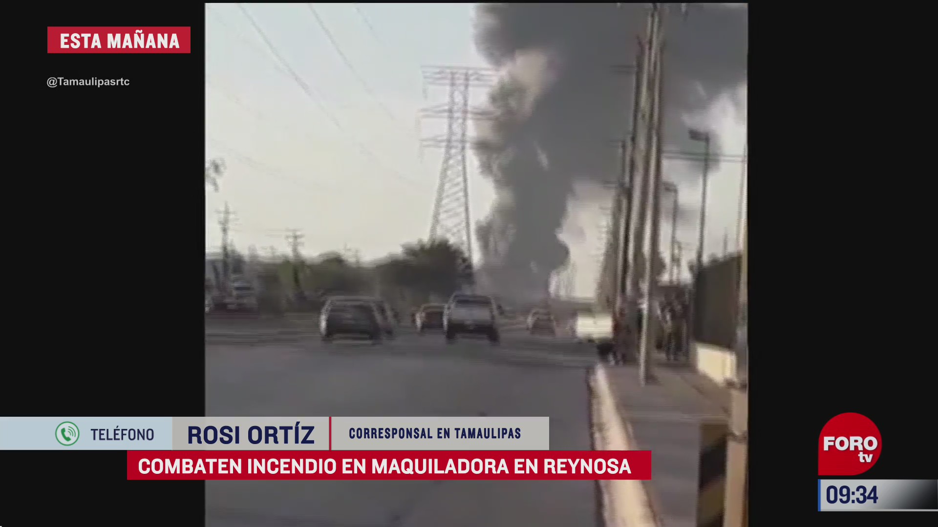 se registra incendio en maquiladora de plasticos en reynosa tamaulipas