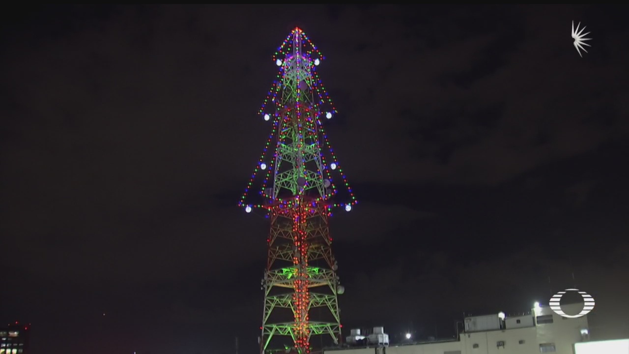 televisa chapultepec enciende su arbol de navidad
