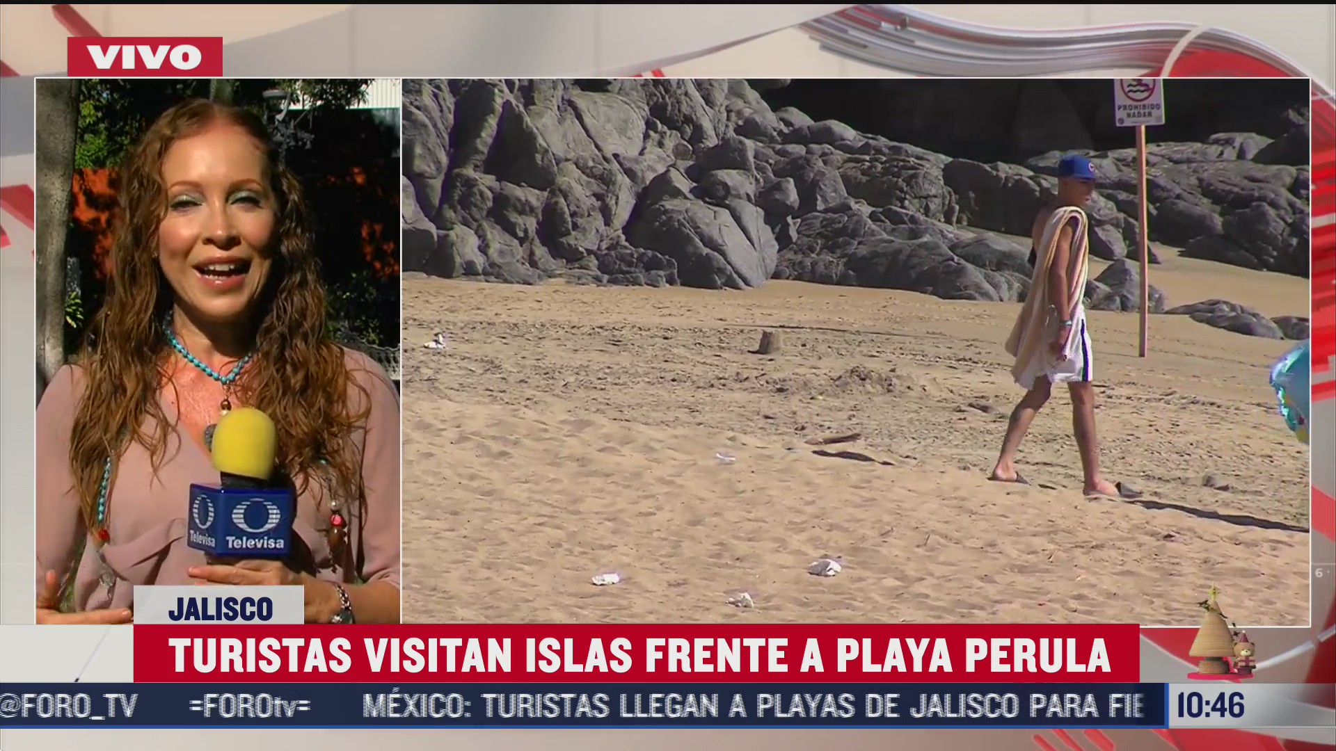 turistas visitan islas frente a playa perula en jalisco