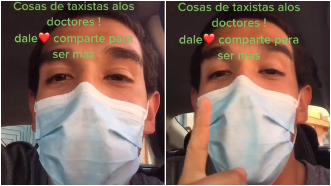 Un taxista sorprendió a médico al no cobrarle viaje y se viraliza
