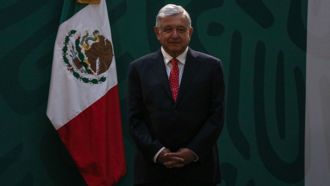 El presidente Andrés Manuel López Obrador, en su conferencia de prensa matutina