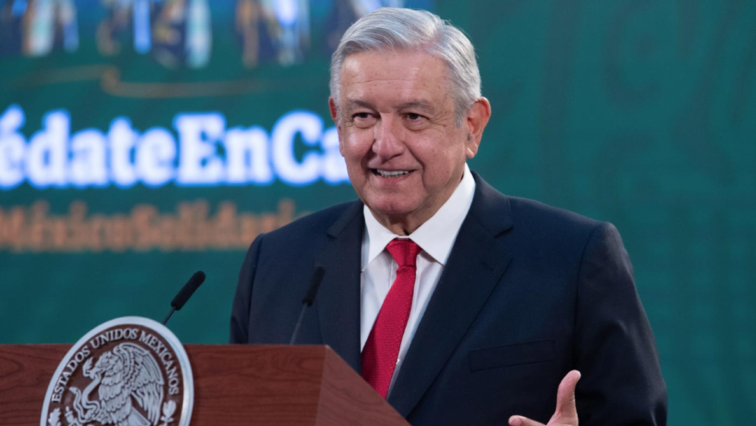 El presidente Andrés Manuel López Obrador, en su conferencia de prensa matutina.