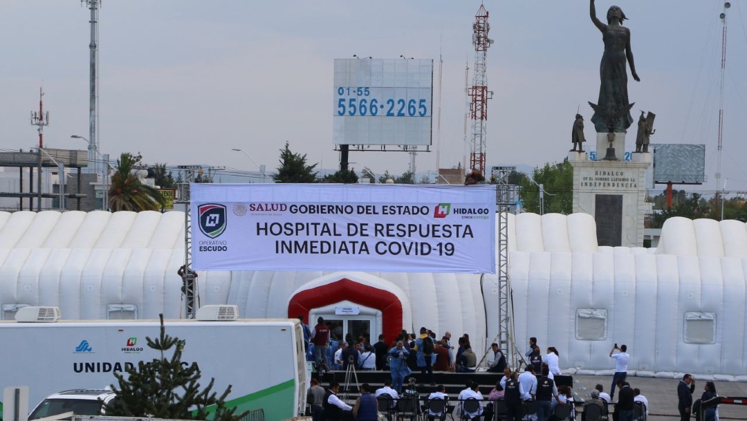 Atender a pacientes COVID en Hidalgo costaría entre 80 mil y 150 mil pesos por día