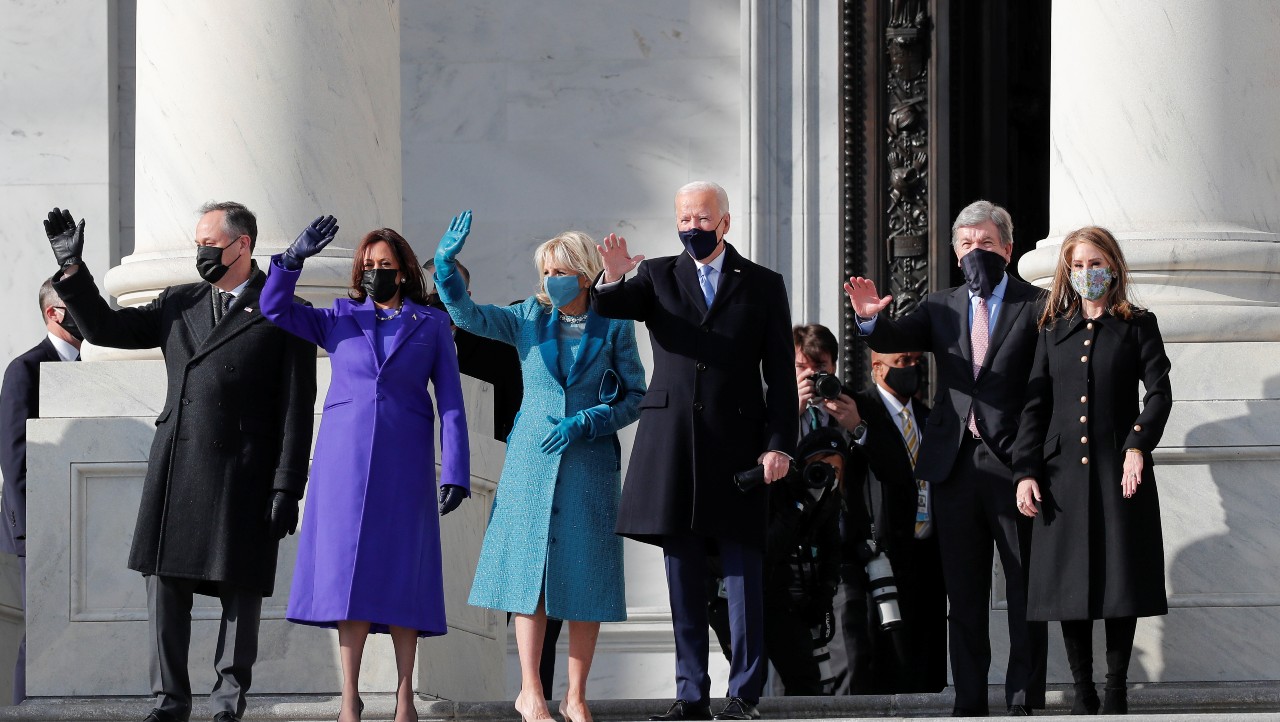 Joe Biden llega al Capitolio