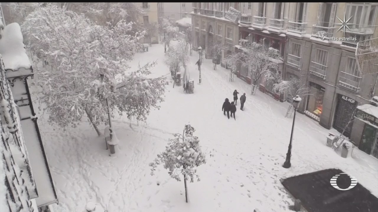 espana se recupera de efectos de la tormenta de nieve filomena