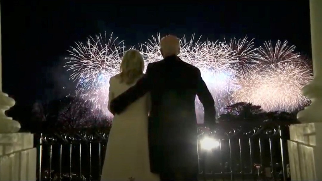 Estrellas y fuegos artificiales en concierto para Biden, sin público
