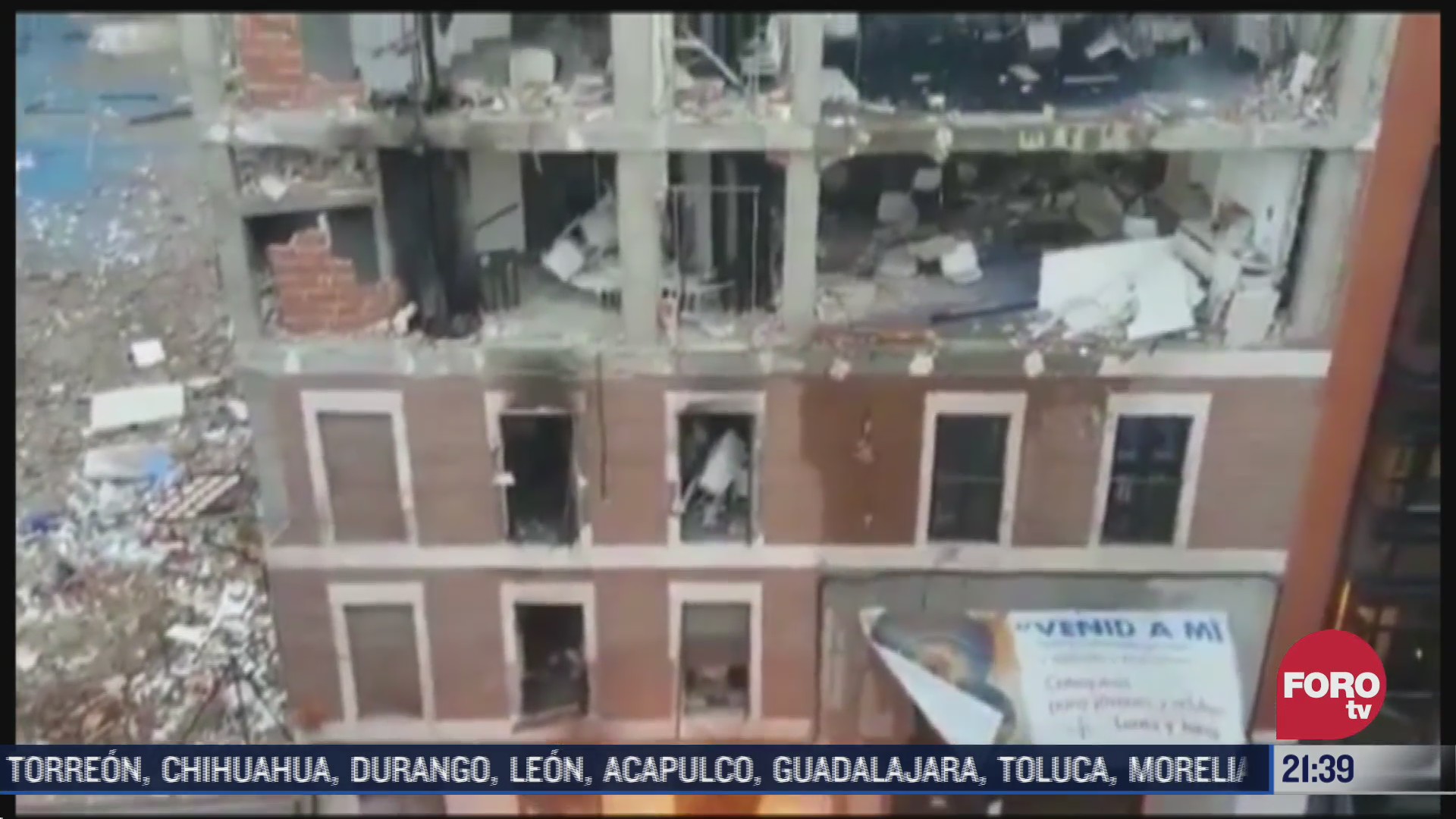 explosion en edificio de espana deja tres muertos y once heridos