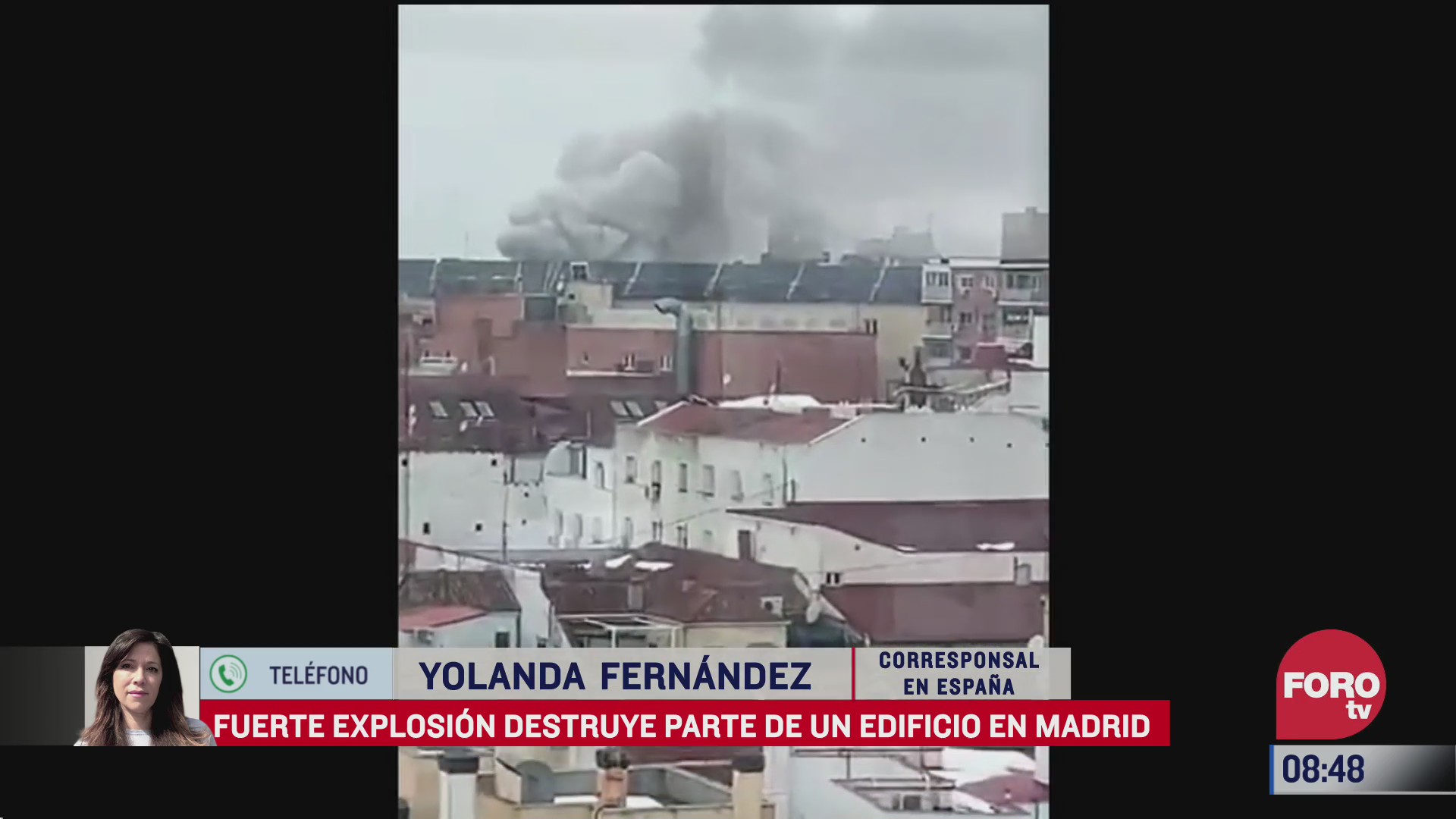 explosion en edificio de madrid deja heridos