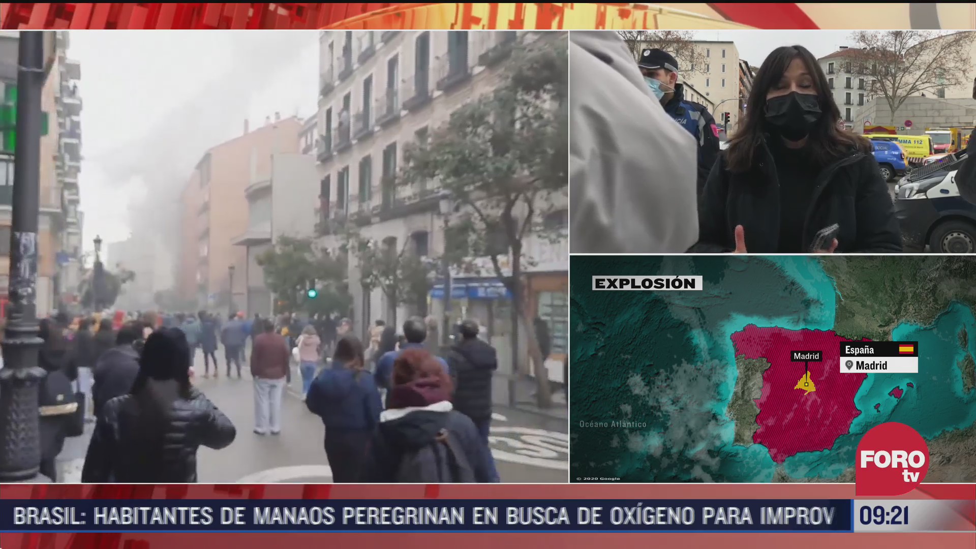 explosion en madrid fue presuntamente por fuga de gas hay varios muertos