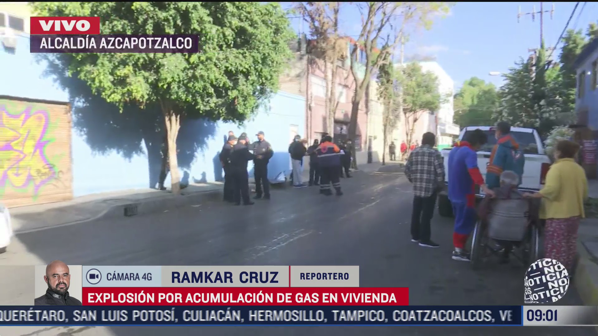 explosion por acumulacion de gas en vivienda en alcaldia azcapotzalco