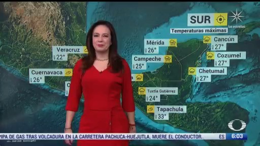 frente frio 26 provocara lluvias en el sur de mexico