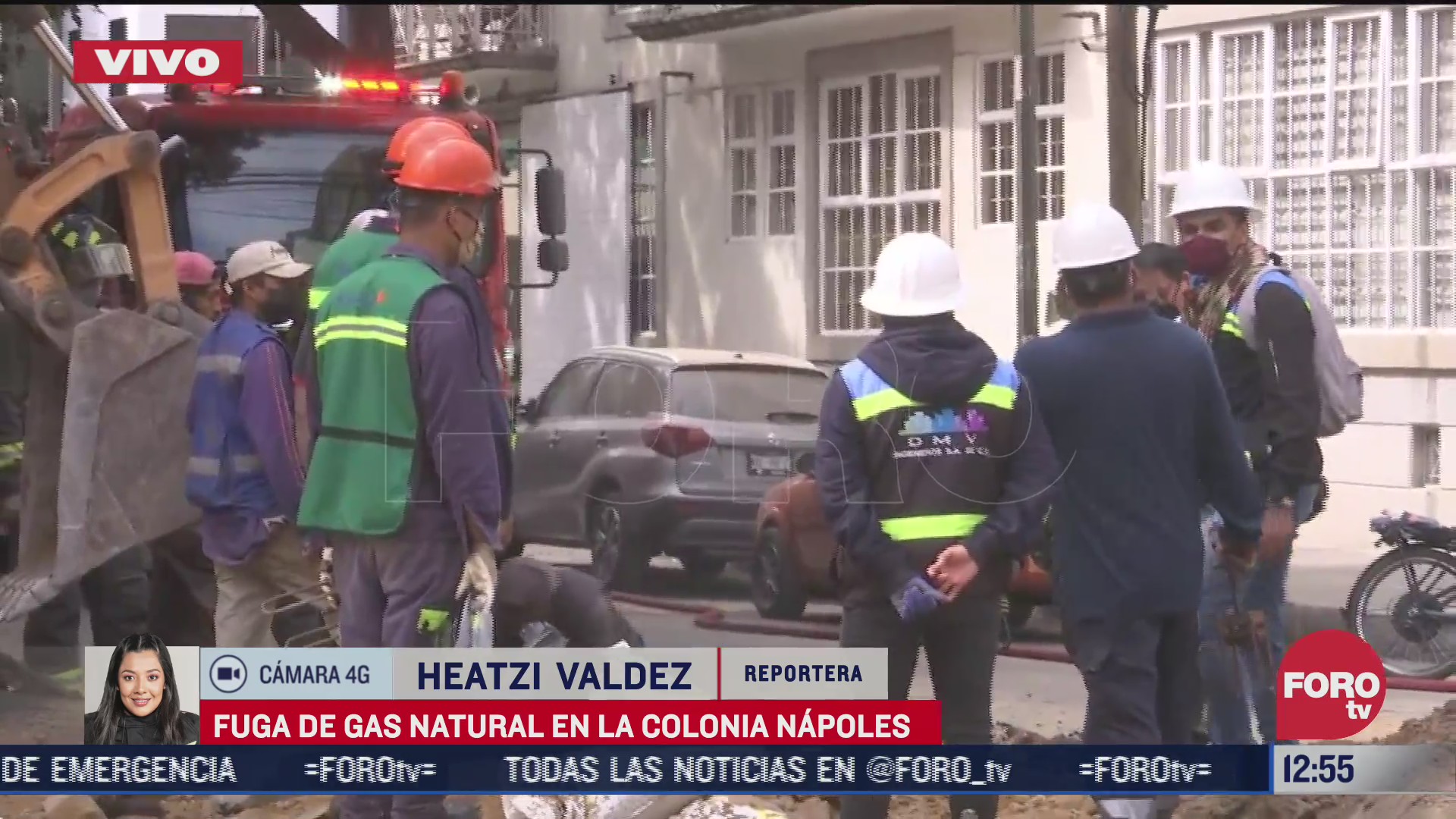 fuga de gas natural en la colonia napoles cdmx